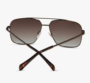 Encino Brown Gradient Polarized Sunglasses close