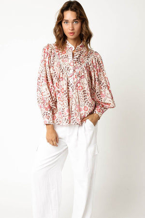 Sunrise to Sunset Paisley Floral Top