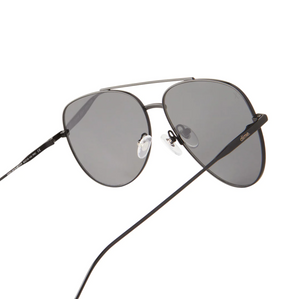 Venice Matte Black Grey Polarized Sunglasses
