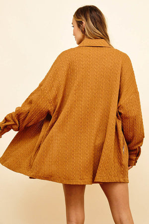 Grand Junction Sweater Pattern Cozy Shacket