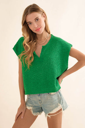 Bar Harbor Chunky Knit Sleeveless Sweater