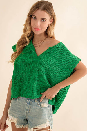 Bar Harbor Chunky Knit Sleeveless Sweater