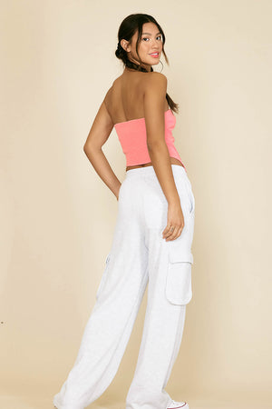 Beach Bum Cotton Terry Cargo Pants