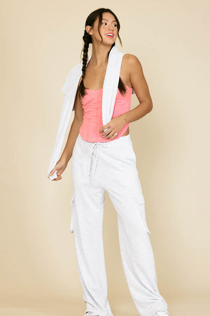 Beach Bum Cotton Terry Cargo Pants