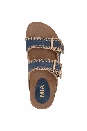 Bowie Denim Buckle Sandals