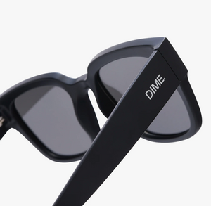 Brea Matte Black Grey Mirror Sunglasses