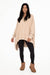 Cappuccino Oversized Cotton Hoodie