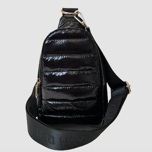 Eliza Quilted Puffy Sling Bag