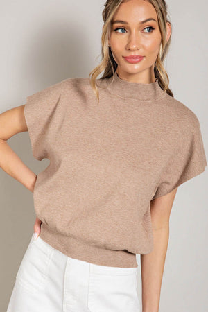 Whole Latte Love Short Sleeve Sweater