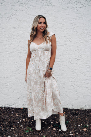 Afternoon on the Veranda Floral Maxi Dress