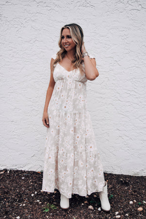 Afternoon on the Veranda Floral Maxi Dress