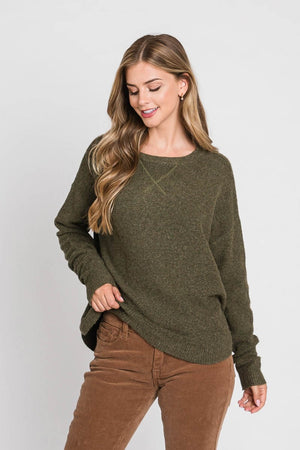 Balsam Soft Casual Crewneck Sweater