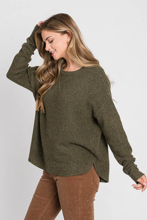 Balsam Soft Casual Crewneck Sweater