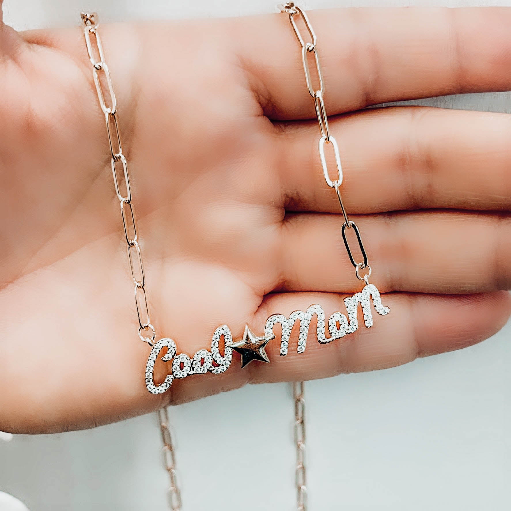 Cool Mom Chain Link Necklace