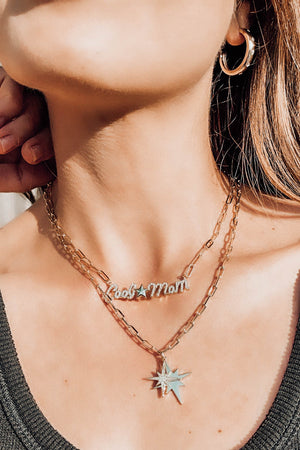 Cool Mom Chain Link Necklace