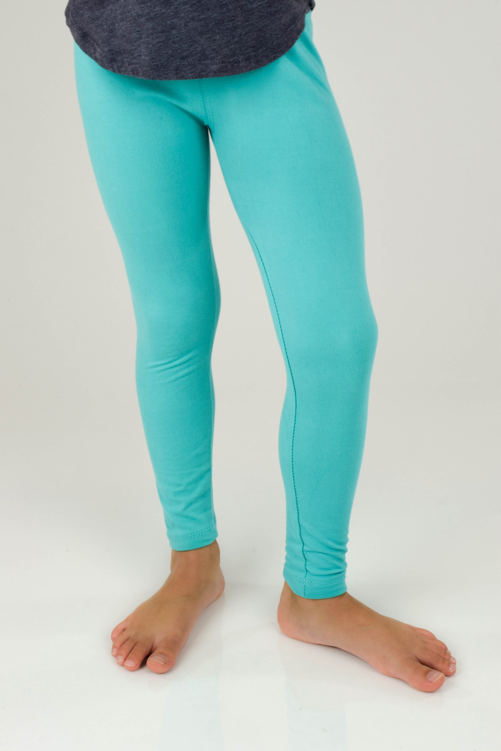 The Softest Leggings {For Kiddos} - Mint