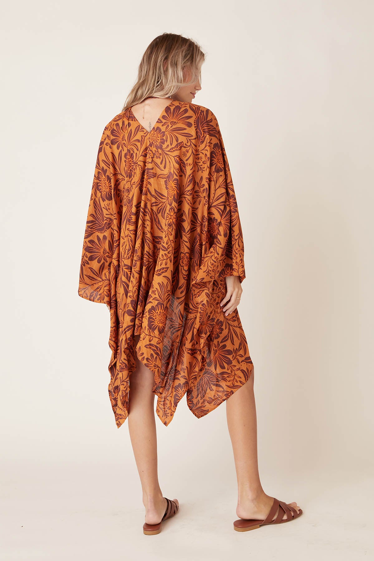 Freemont Earthy Floral Kimono