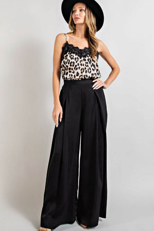 Friends in High Places Pleated Wide Leg Pants