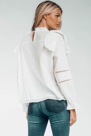 Genevieve Long Sleeve Lace Blouse