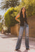 Harmony High Rise Distressed 90s Flare Jeans