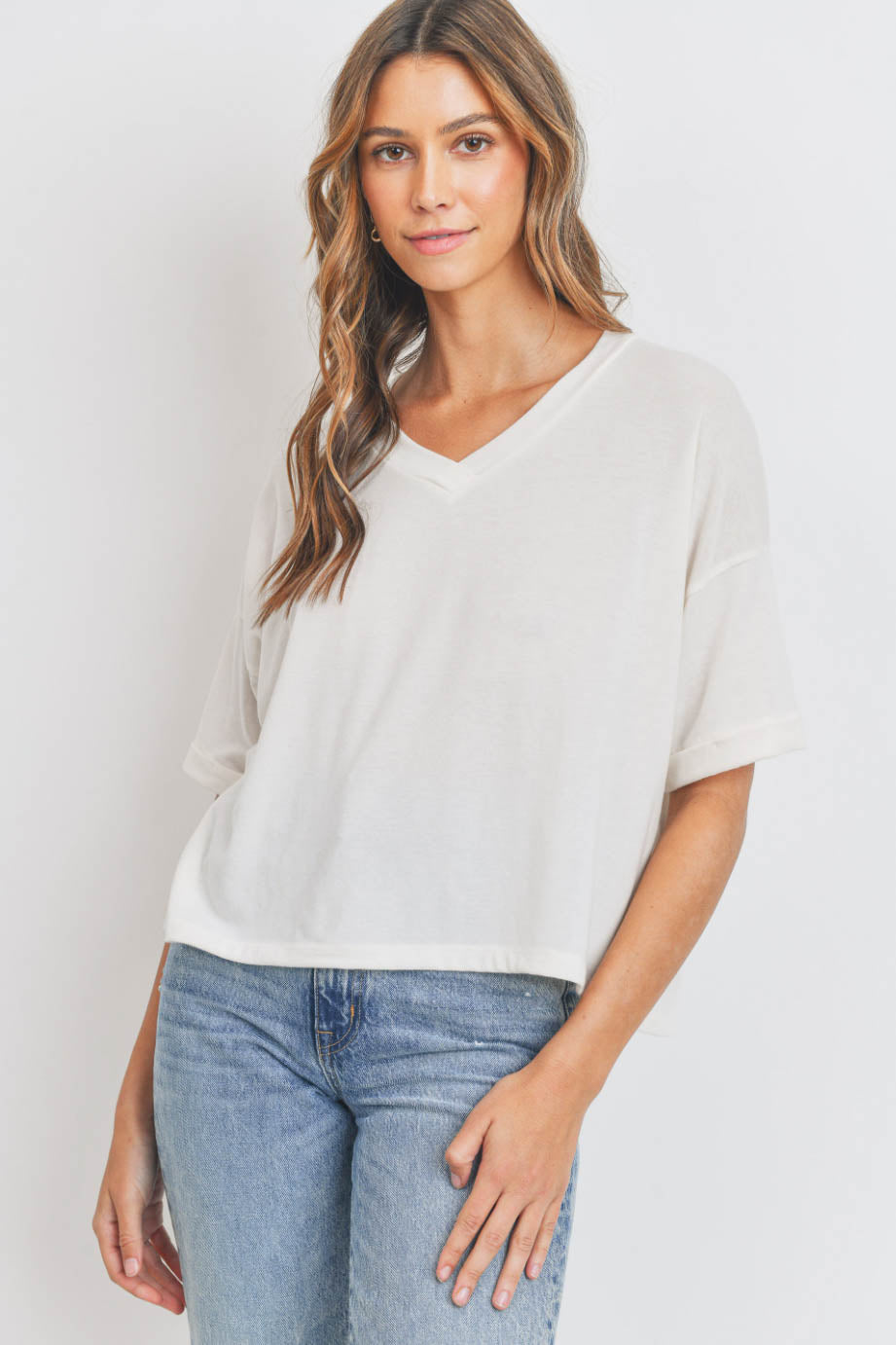 One and Only V-Neck Tee