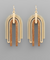 Wood + Acrylic Arch Earrings