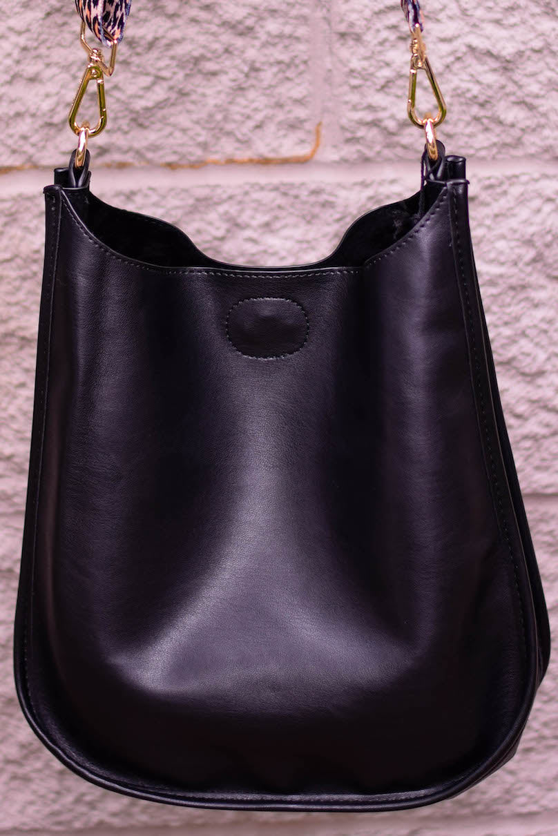 Classic Vegan Leather Messenger