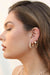 Sparkle Bits Mini Crystal 18k Gold Plated Hoops