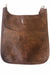 Vegan Leather Medium Size Messenger Bag - Coffee