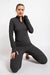 Vinyasa Brushed Mockneck Half Zip Pullover