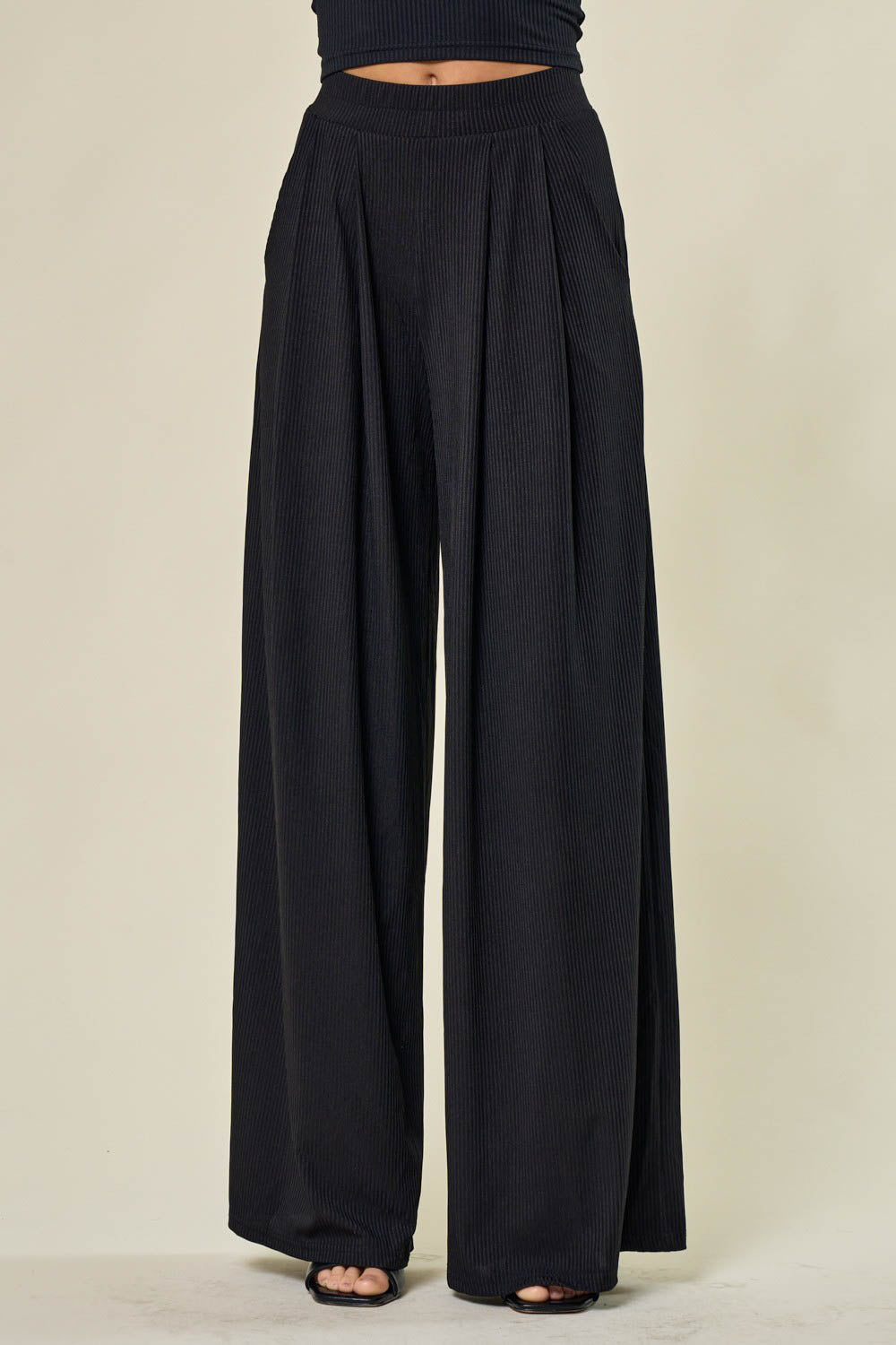 Express Stylist High Waisted Pleated Wide Leg Palazzo Pant Women's Short |  CoolSprings Galleria