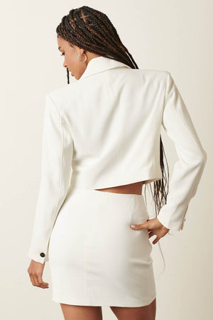 Work The Room Cropped Blazer